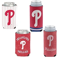 WinCraft Philadelphia Phillies Slim & 12oz. Can Cooler 4-Pack Set