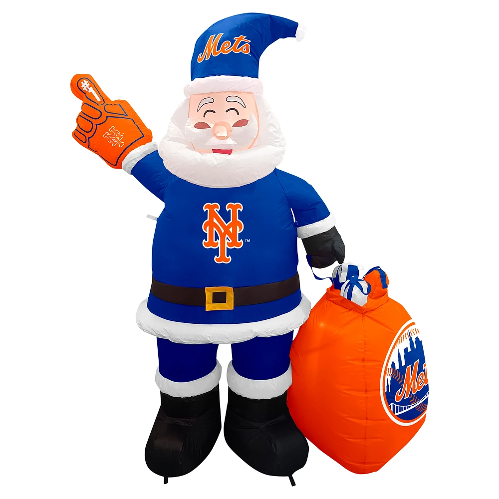 New York Mets 7' Inflatable Santa