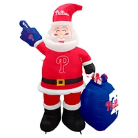 Philadelphia Phillies 7' Inflatable Santa