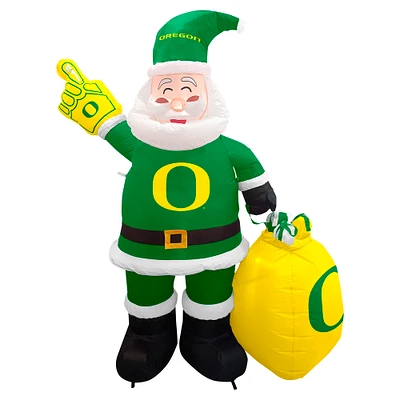 Oregon Ducks 7' Inflatable Santa