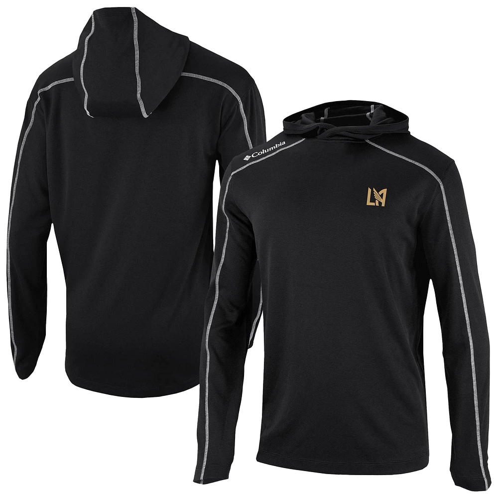 Men's Columbia Black LAFC Omni-Wick Shotgun Pullover Hoodie