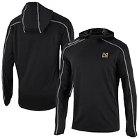 Men's Columbia Black LAFC Omni-Wick Shotgun Pullover Hoodie