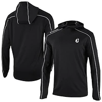 Men's Columbia Black Minnesota United FC Omni-Wick Shotgun Pullover Hoodie