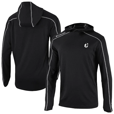 Men's Columbia Black Minnesota United FC Omni-Wick Shotgun Pullover Hoodie