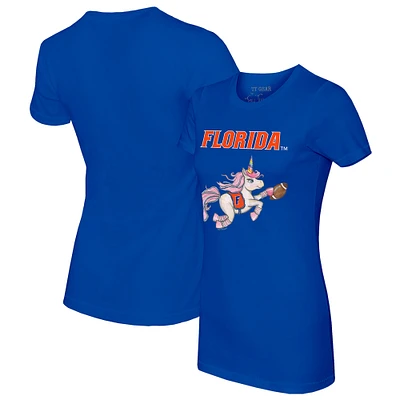 Women's Tiny Turnip Royal Florida Gators Unicorn T-Shirt