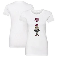 Women's Tiny Turnip White Texas A&M Aggies Babes T-Shirt