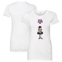 Women's Tiny Turnip White Texas A&M Aggies Babes T-Shirt