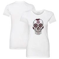 Women's Tiny Turnip Texas A&M Aggies Sugar Skull T-Shirt
