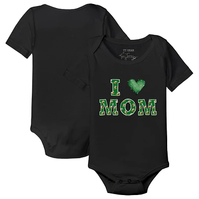 Infant Tiny Turnip Black Oregon Ducks Mom Bodysuit