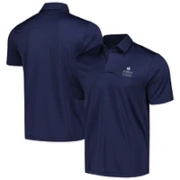 Men's Under Armour Navy The Zurich Classic Tips Jacquard Polo