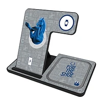 Keyscaper Black Indianapolis Colts 3-in-1 Charging Station