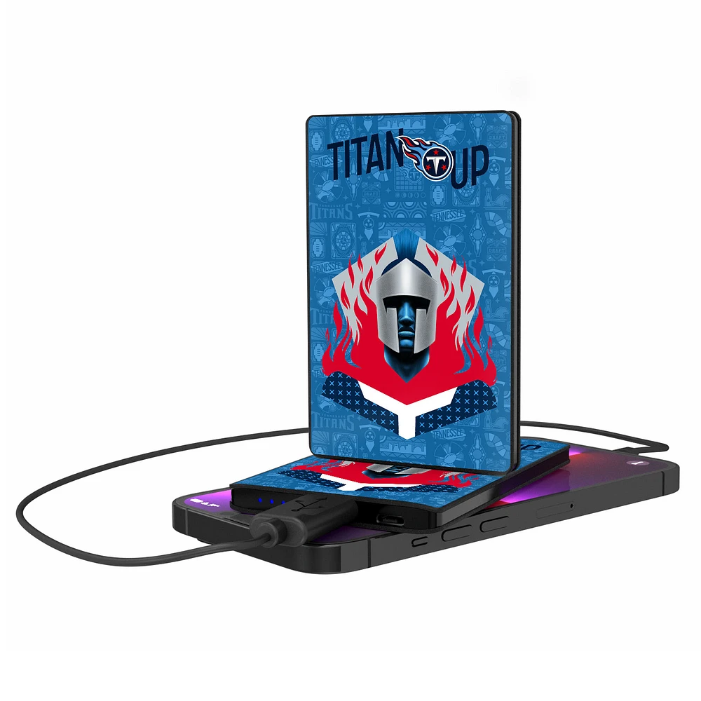 Keyscaper Black Tennessee Titans 2500 mAh Illustrated Credit Card Powerbank
