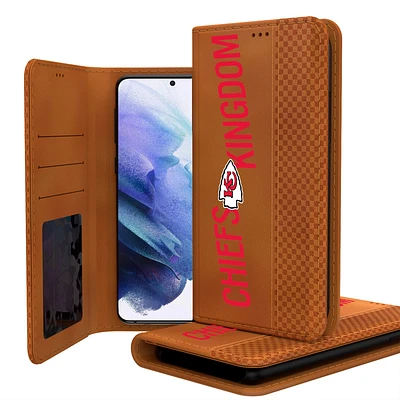 Keyscaper Brown Kansas City Chiefs Galaxy Folio Case