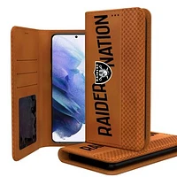 Keyscaper Brown Las Vegas Raiders Galaxy Folio Case