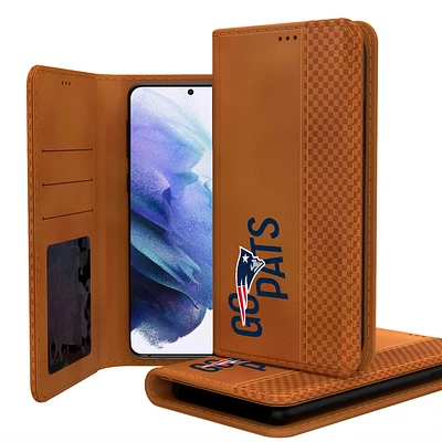 Keyscaper Brown New England Patriots Galaxy Folio Case