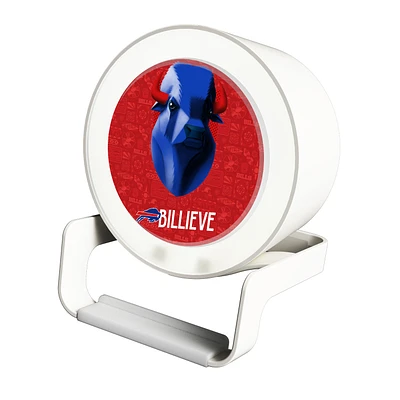 Keyscaper White Buffalo Bills Night Light Charger with Bluetooth Speaker