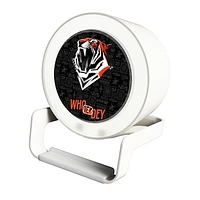Keyscaper White Cincinnati Bengals Night Light Charger with Bluetooth Speaker
