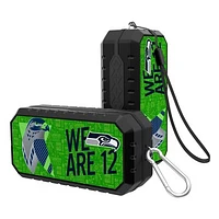 Keyscaper Black Seattle Seahawks Water Resistant Bluetooth Speaker