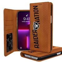 Keyscaper Brown Las Vegas Raiders iPhone Folio Case