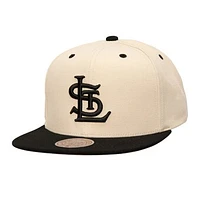 Men's Mitchell & Ness Cream St. Louis Cardinals Snapback Hat