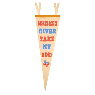 Whiskey River Take My Mind Willie Nelson Pennant