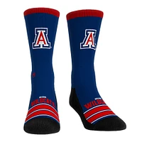 Unisex Rock Em Socks Arizona Wildcats Gametime Stripe Crew