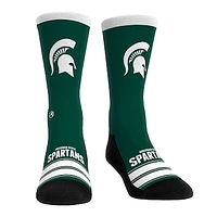 Unisex Rock Em Socks Michigan State Spartans Gametime Stripe Crew