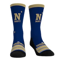 Unisex Rock Em Socks Navy Midshipmen Gametime Stripe Crew