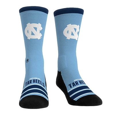 Unisex Rock Em Socks North Carolina Tar Heels Gametime Stripe Crew