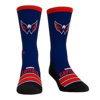 Unisex Rock Em Socks Washington Capitals Gametime Stripe Crew