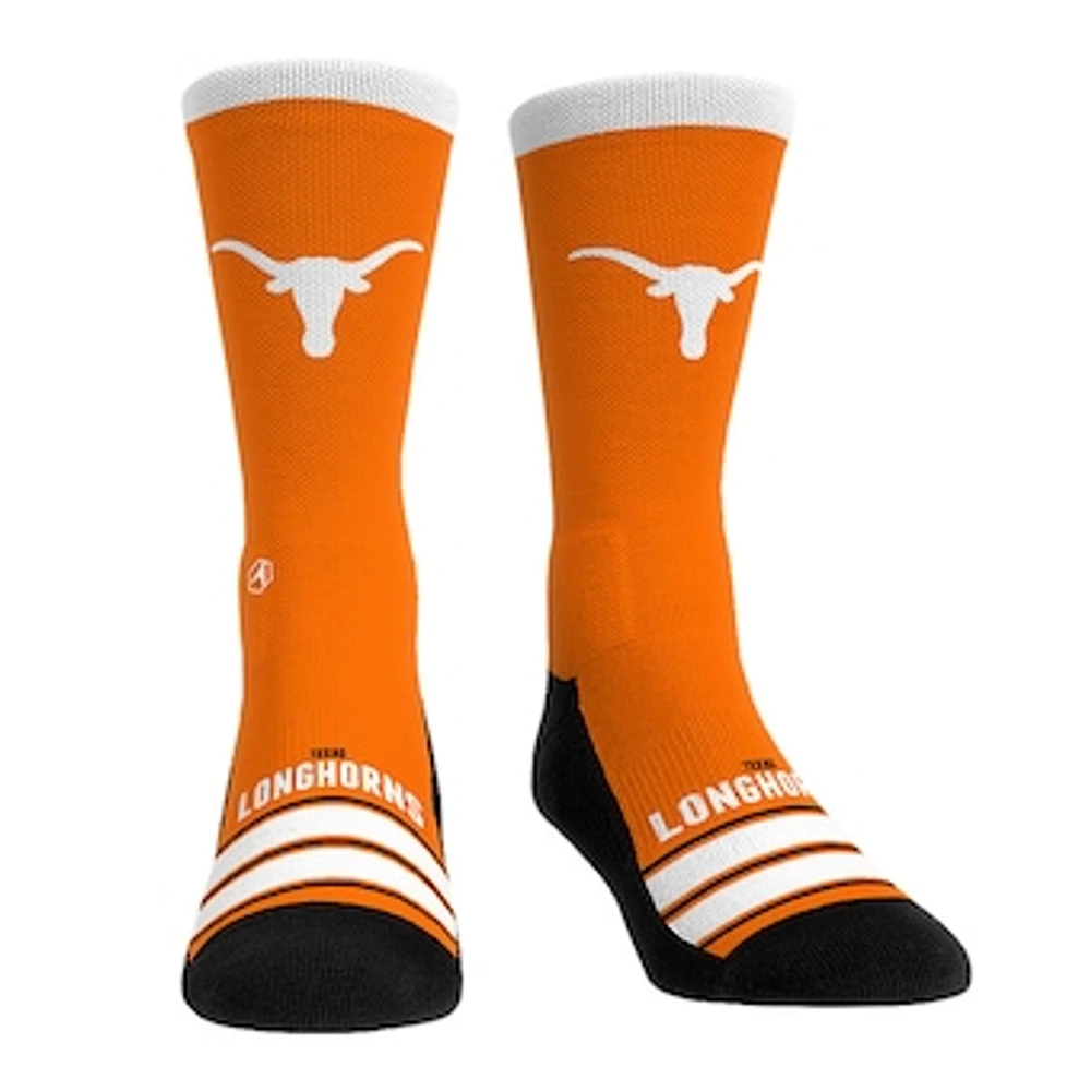 Unisex Rock Em Socks Texas Longhorns Gametime Stripe Crew