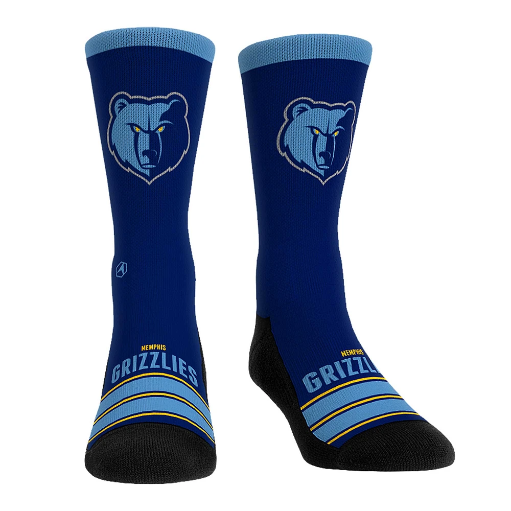 Unisex Rock Em Socks Memphis Grizzlies Gametime Stripe Crew