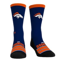 Unisex Rock Em Socks Denver Broncos Gametime Stripe Crew