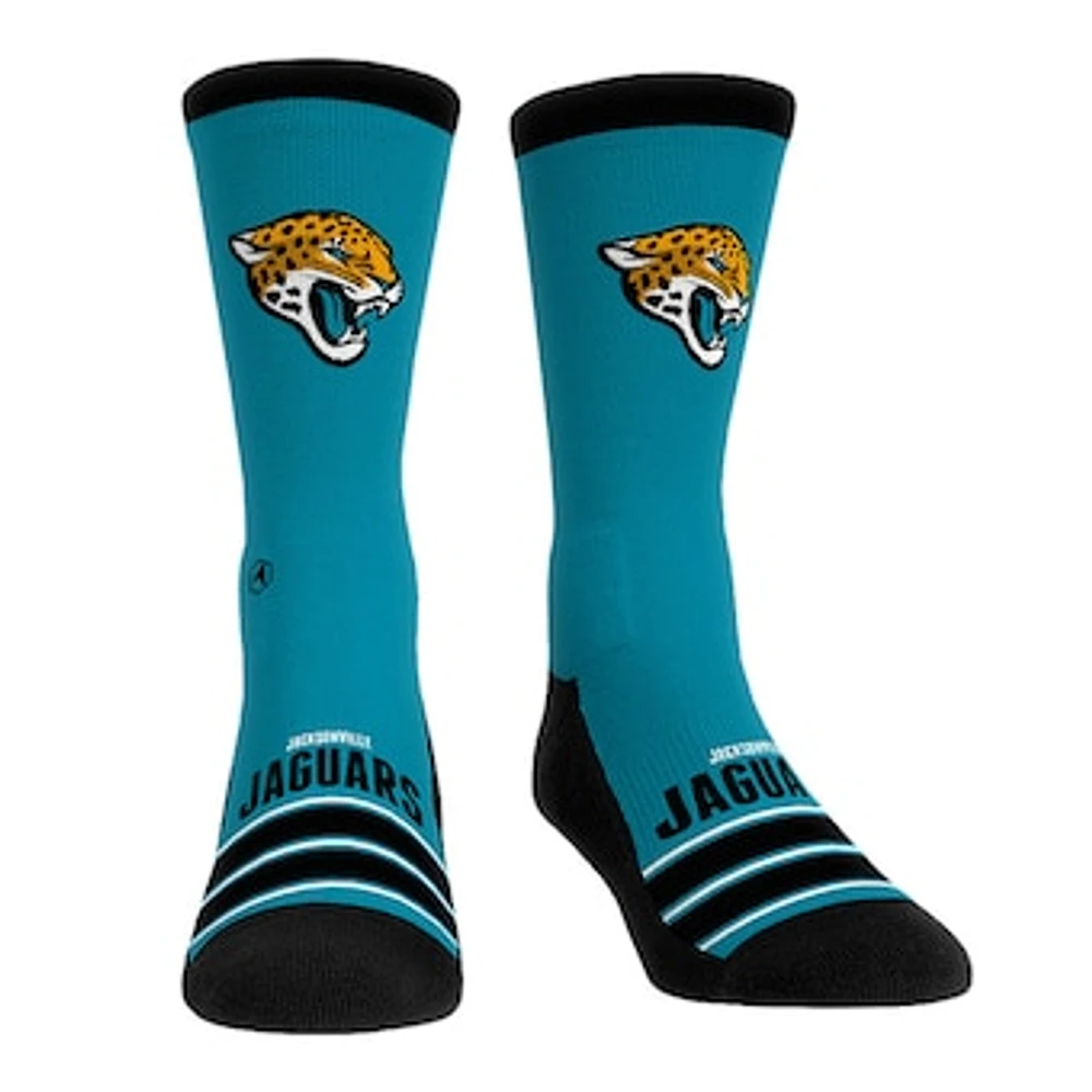 Unisex Rock Em Socks Jacksonville Jaguars Gametime Stripe Crew