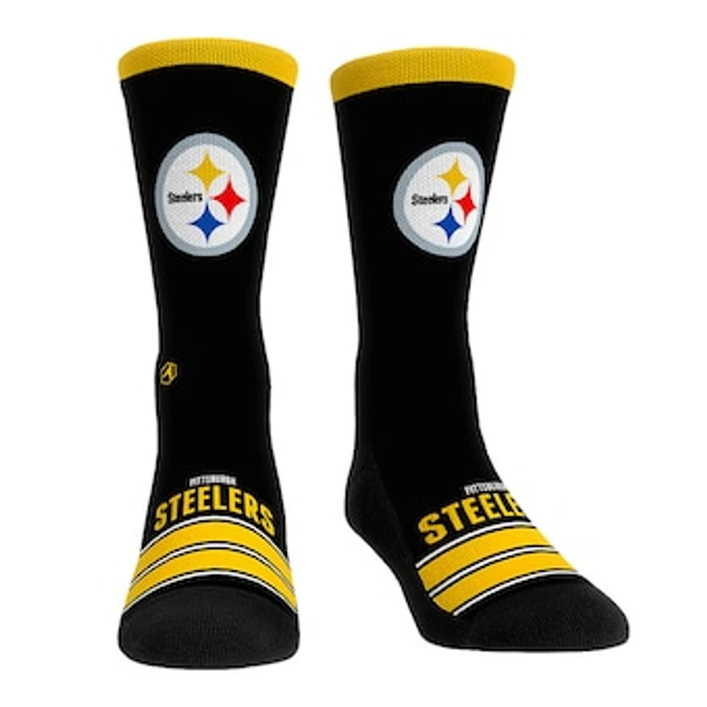 Unisex Rock Em Socks Pittsburgh Steelers Gametime Stripe Crew