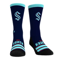 Unisex Rock Em Socks Seattle Kraken Gametime Stripe Crew