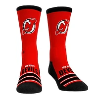 Unisex Rock Em Socks New Jersey Devils Gametime Stripe Crew