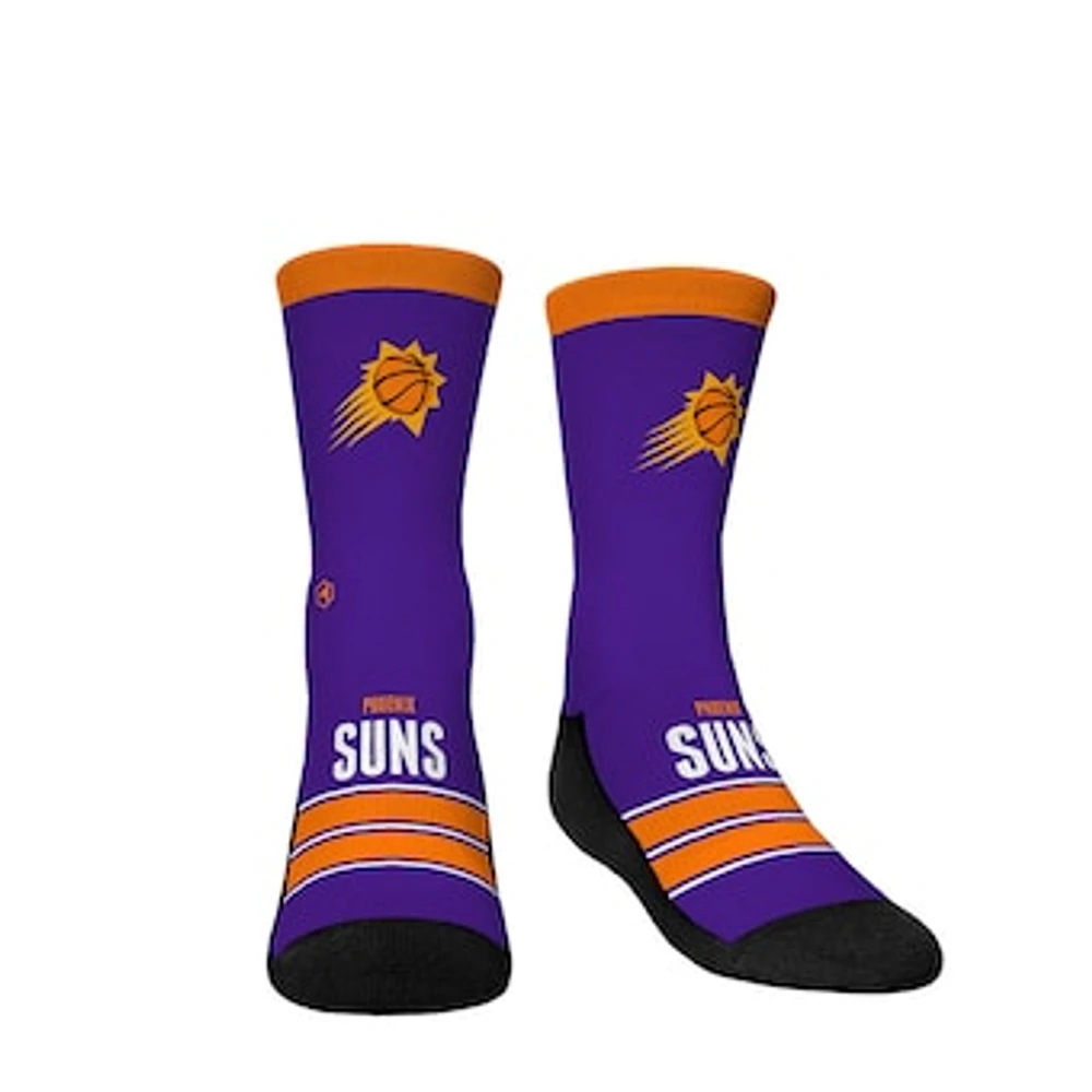 Youth Rock Em Socks Phoenix Suns Gametime Stripe Crew Socks