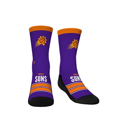 Youth Rock Em Socks Phoenix Suns Gametime Stripe Crew Socks