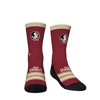 Youth Rock Em Socks Florida State Seminoles Gametime Stripe Crew Socks