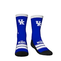 Youth Rock Em Socks Kentucky Wildcats Gametime Stripe Crew Socks