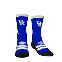 Youth Rock Em Socks Kentucky Wildcats Gametime Stripe Crew Socks