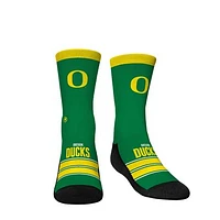Youth Rock Em Socks Oregon Ducks Gametime Stripe Crew Socks