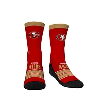 Youth Rock Em Socks San Francisco 49ers Gametime Stripe Crew Socks