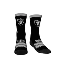 Youth Rock Em Socks Las Vegas Raiders Gametime Stripe Crew Socks