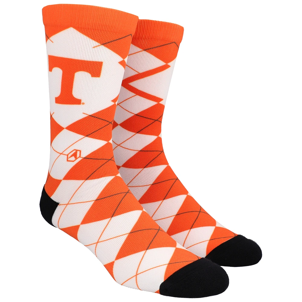 Unisex Rock Em Socks  Tennessee Volunteers Argyle Knitted Dress Socks