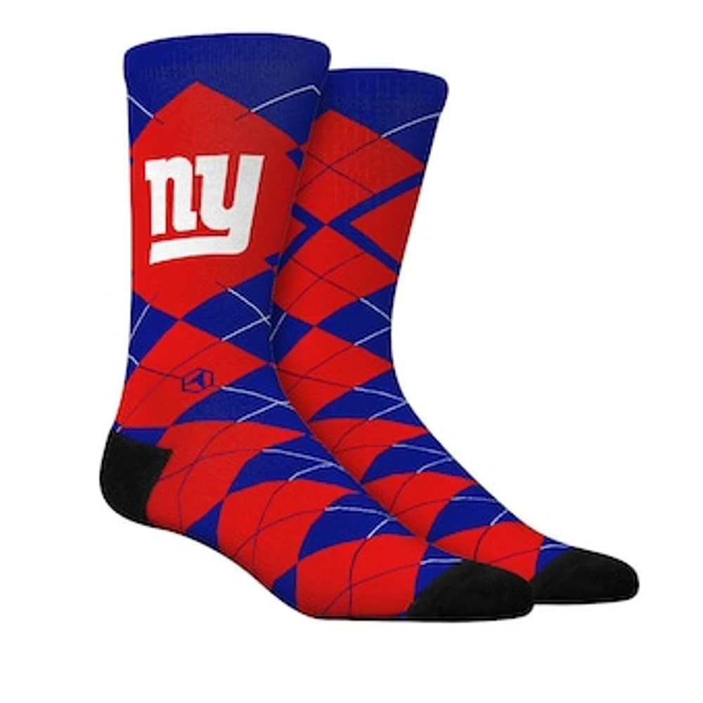 Unisex Rock Em Socks  New York Giants Argyle Knitted Dress Socks