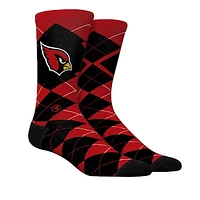 Unisex Rock Em Socks  Arizona Cardinals Argyle Knitted Dress Socks