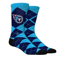 Unisex Rock Em Socks  Tennessee Titans Argyle Knitted Dress Socks