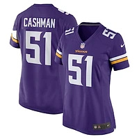 Women's Nike Blake Cashman  Purple Minnesota Vikings Team Game Jersey